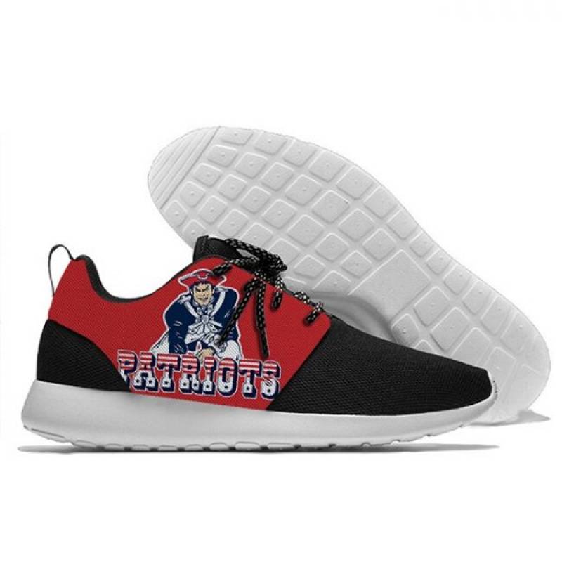 Mens And Womens New England Patriots Lightweight Sneakers, Patriots Running Shoes #4