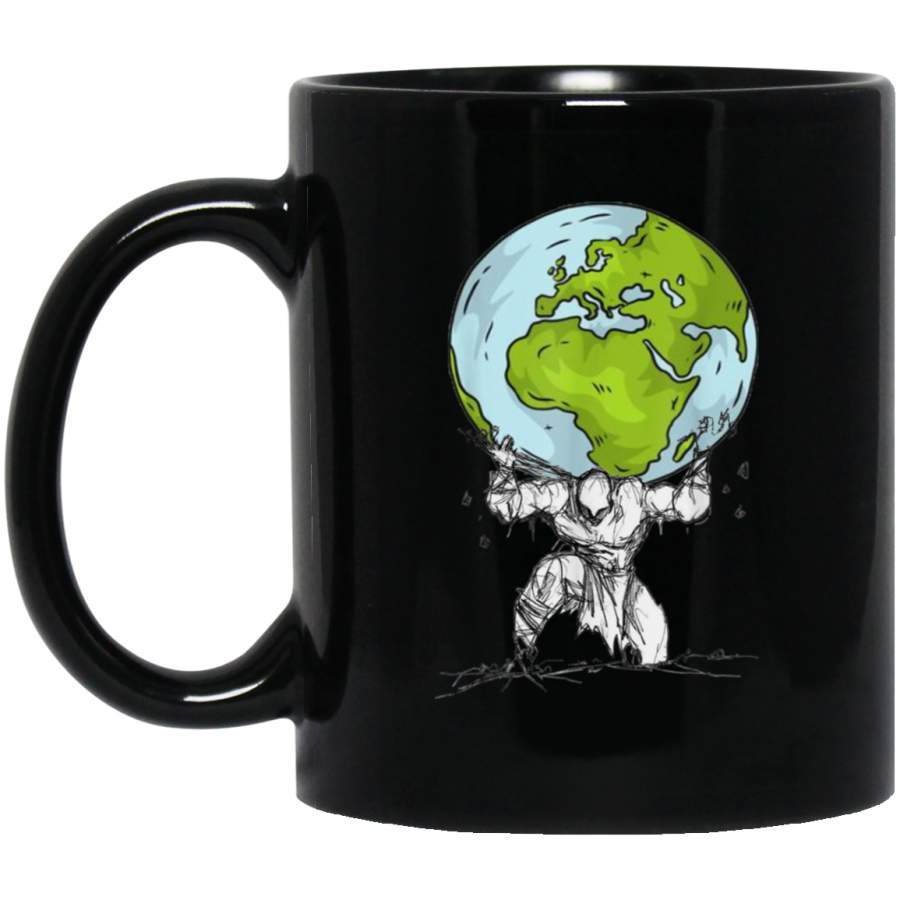 Vintage Save the Planet Shirt Save the Earth Distress 1 Black Mug