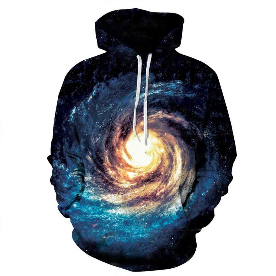 The Milky Way 3D Hoodies