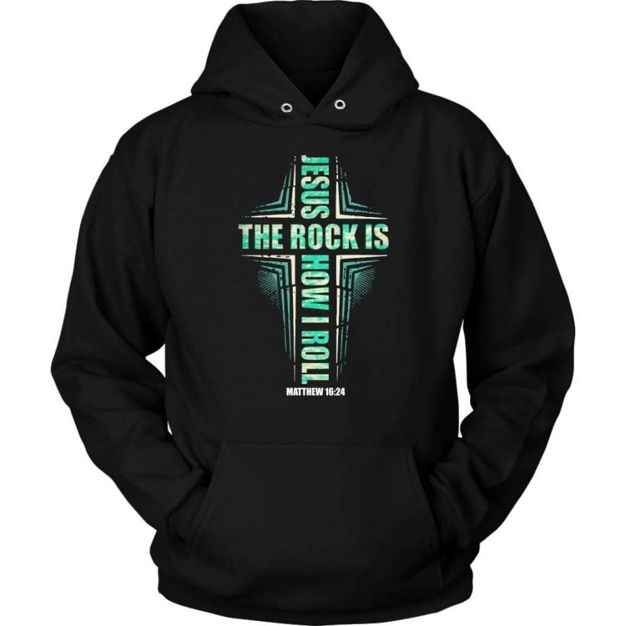 Jesus the rock is how I roll hoodie | Jesus hoodie