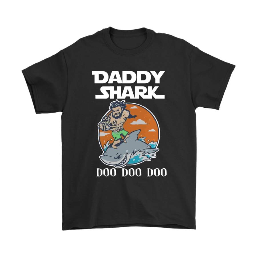 Daddy Shark Doo Doo Doo Surfing Tattoo Dad Shirts