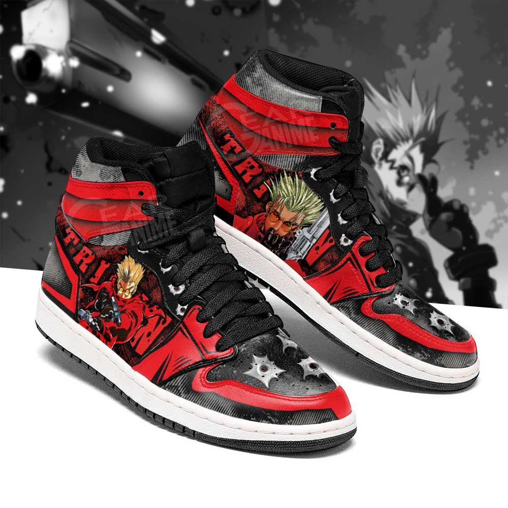 Trigun Vash The Stampede Sneakers Anime Custom Shoes Unisex Men Women