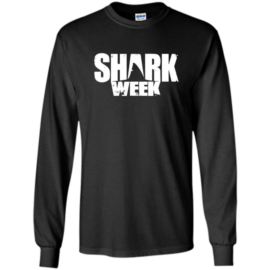 Week of The Shark New 2018 Novelty Graphic a – Gildan Long Sleeve Shirt