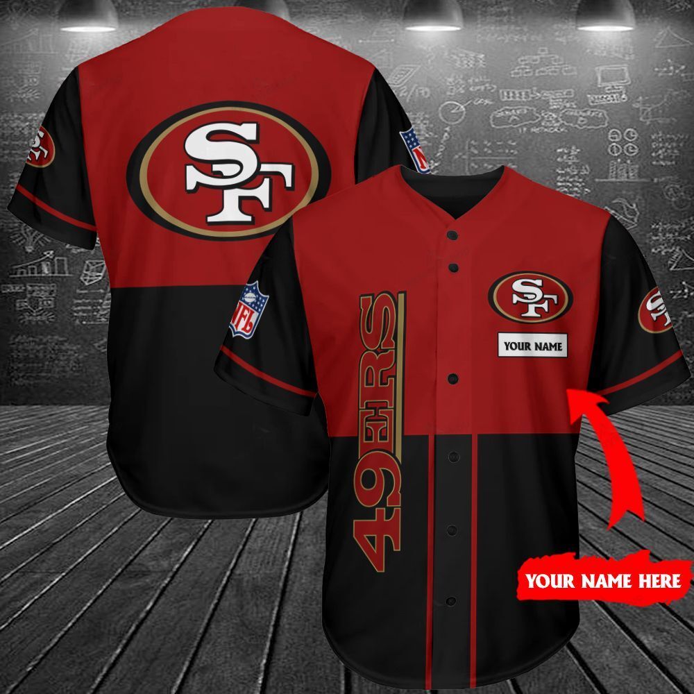 San Francisco 49Ers Personalized Baseball Jersey 158 T-Shirt