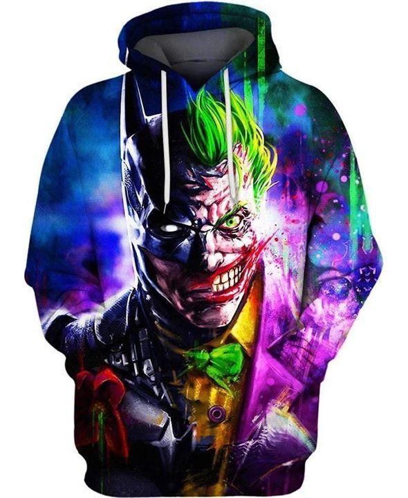 The Dark Knight Joker Batman Pullover And Zippered Hoodie – Ride ...