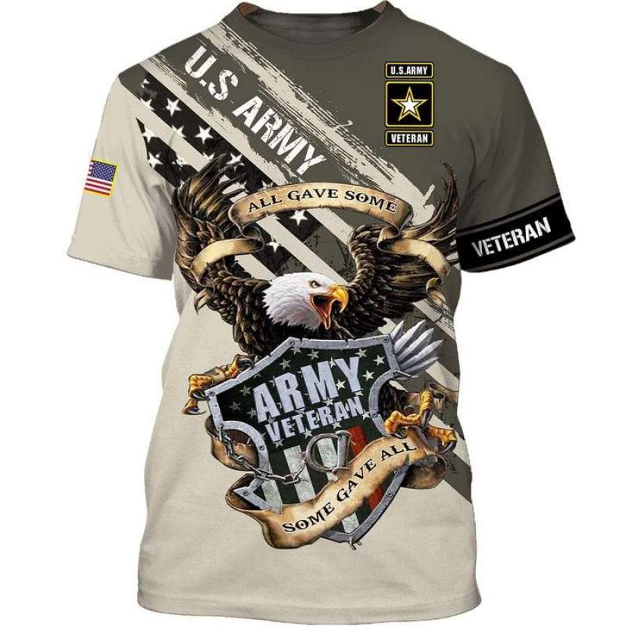 Us Army Veteran All Gave Some Some Gave All Shirt #H – Tulatee Store