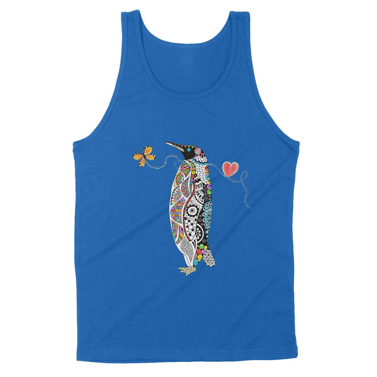 Zentangle Rainbow Penguin – Standard Tank, Gift For Penguin Lover T-Shirt Hoodie All Color Size S-5Xl