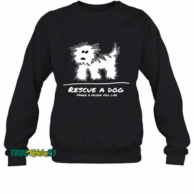 Rescue A Dog Don’t Shop Adopt_ Animal Lover Sweatshirt