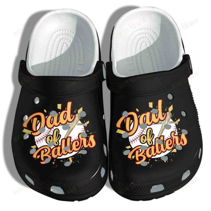 Dad Of Ballers Crocss Classic Clogs Shoes For Men Women Kids