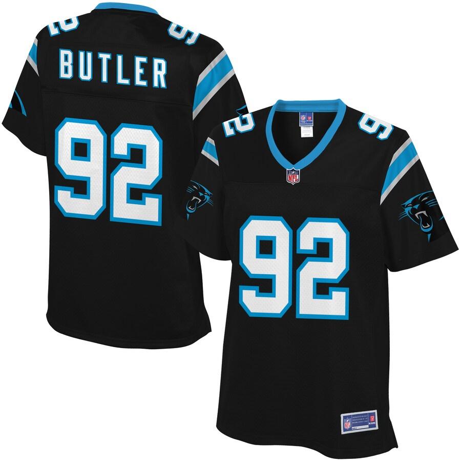 Vernon Butler Carolina Panthers NFL Pro Line Womens Player Jersey – Black