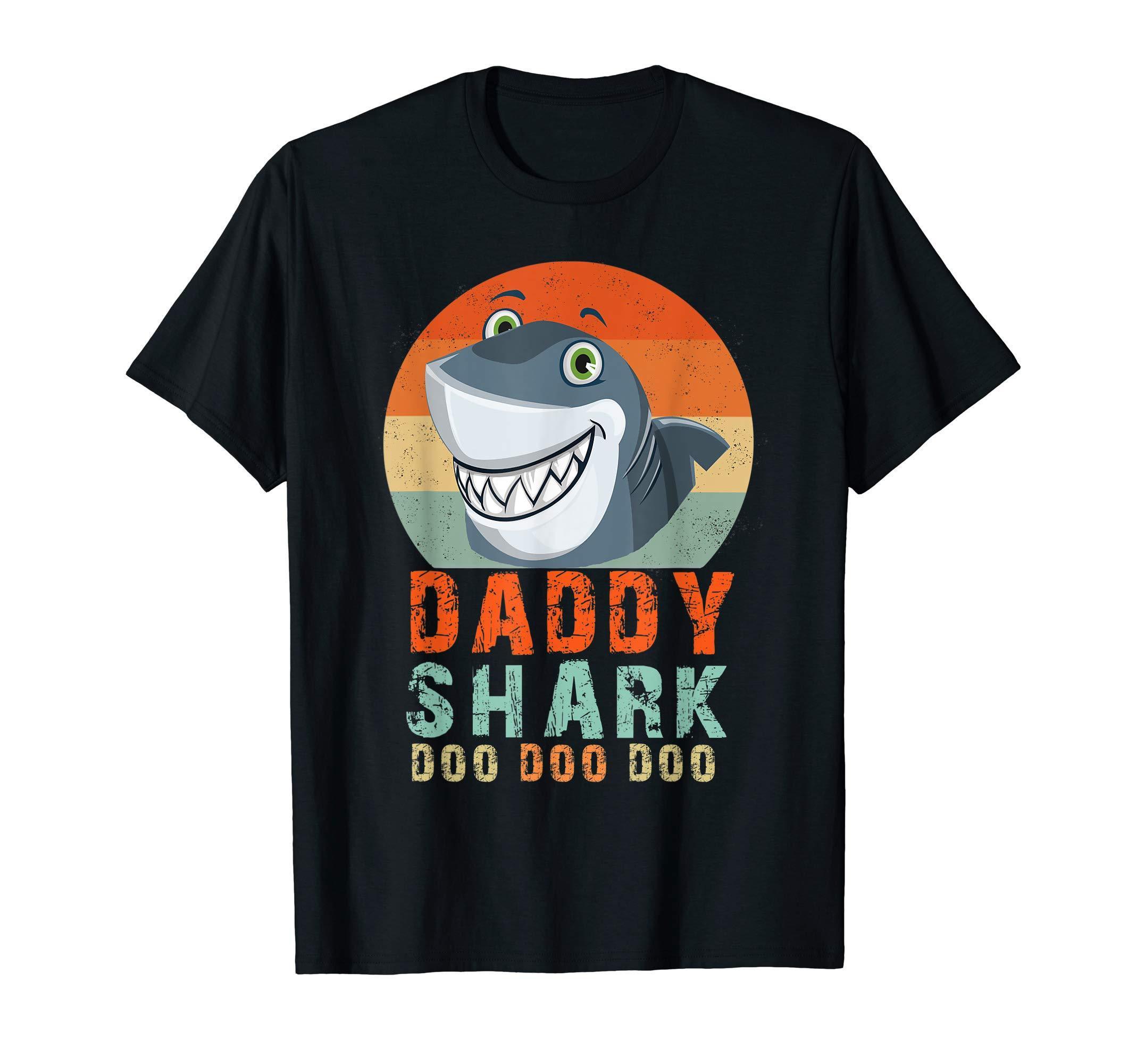 Daddy Shark Doo Doo Doo Birthday Gift T-Shirt