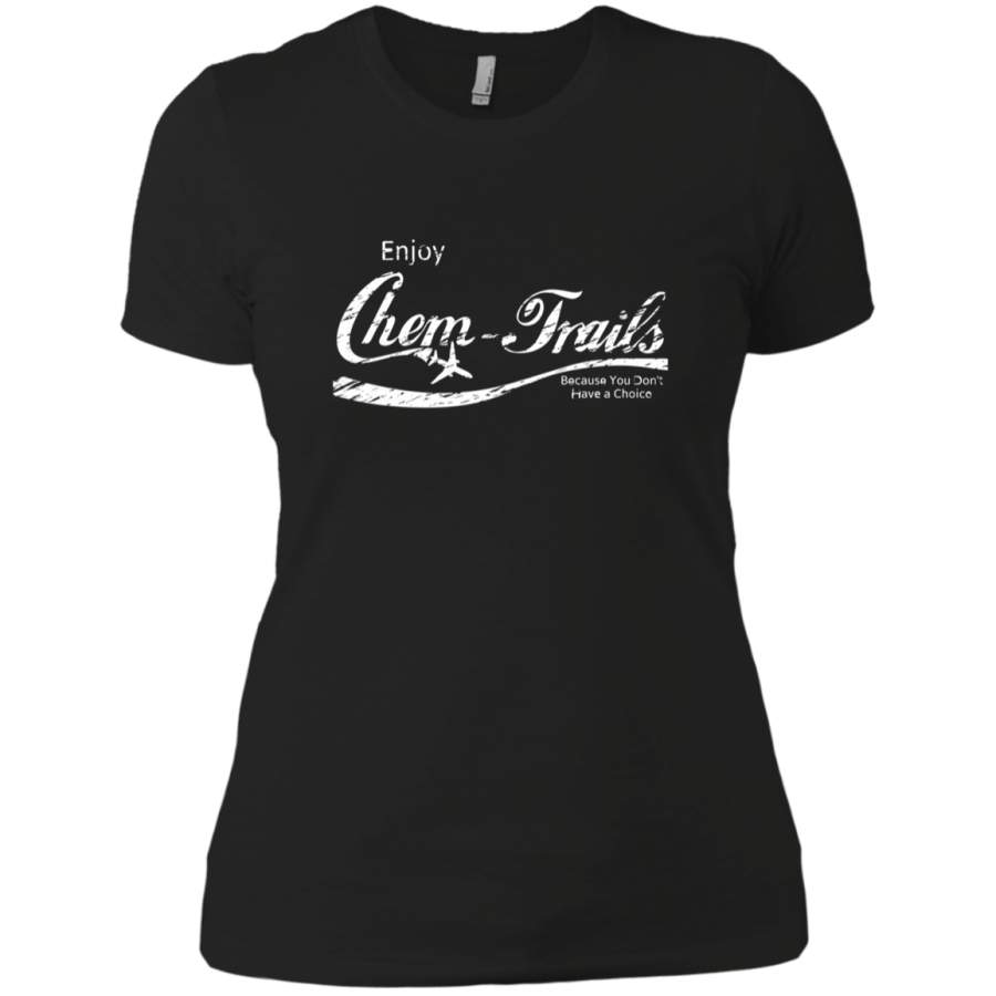 AGR Chem Trails Pilot Ladies T-Shirt