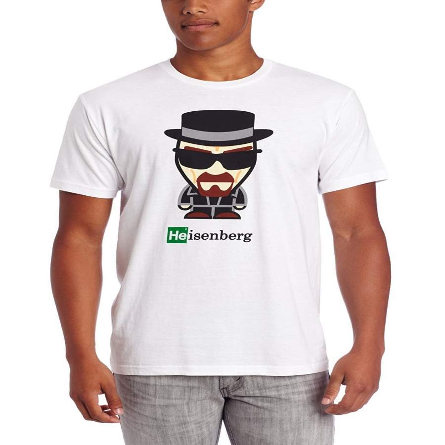 Breaking Bad Men’S Heisenberg Cartoon T-Shirt Men’S Funny Cool T-Shirt