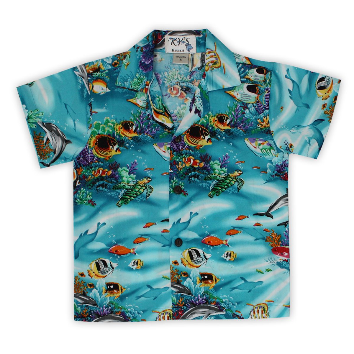 Atlantis Blue Amazing Design Hawaii Shirt Ha50683