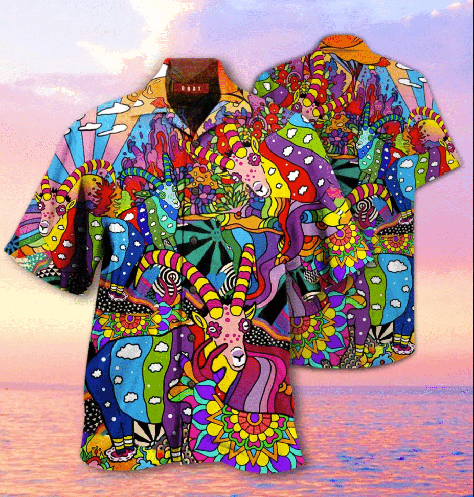 Goats Hippie Hawaii Shirt Unisex Adult Ha17070