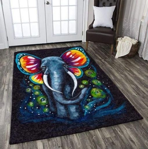 Beautiful Elephant Rectangle Sku 265408 Area Rug Living Room Rug Home Decor Carpets