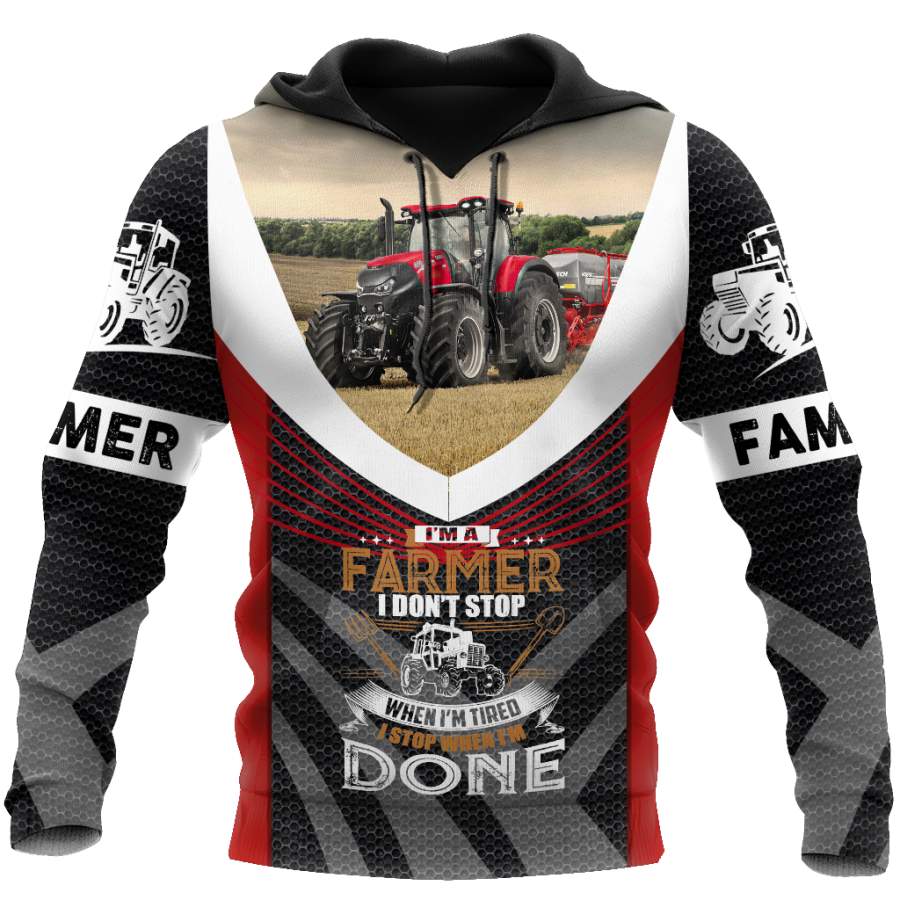 All Over Printed Farmer Hoodie MEI09212002-MEI