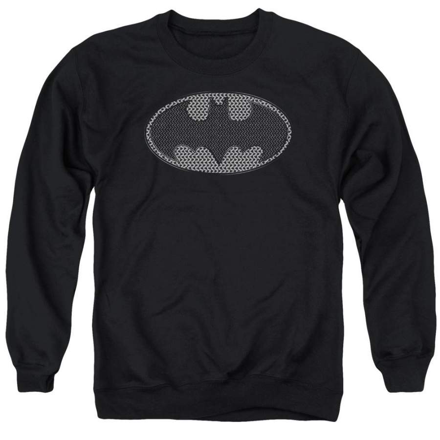 Batman – Chainmail Shield Adult Crewneck Sweatshirt