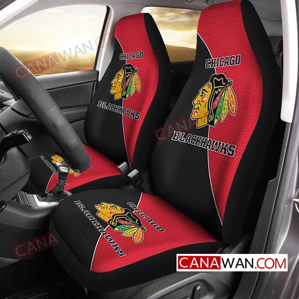 Chicago Blackhawks Style128 3D Customized Personalized Car Seat Cover