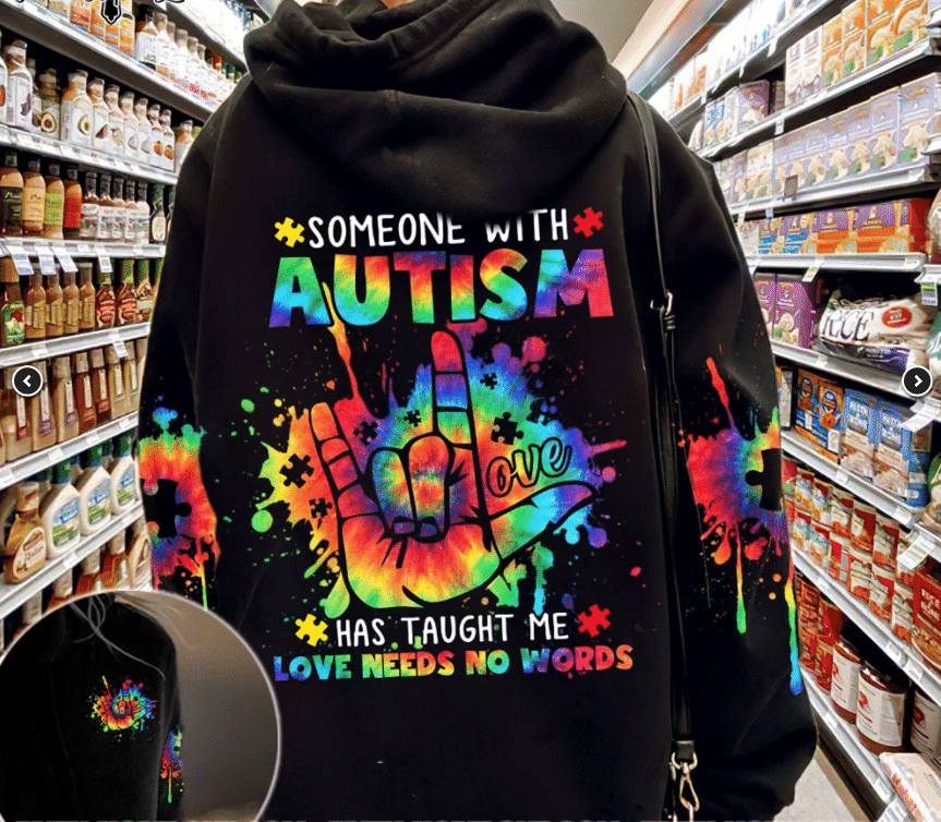 Someone With Autism Hoodie 3D #Va