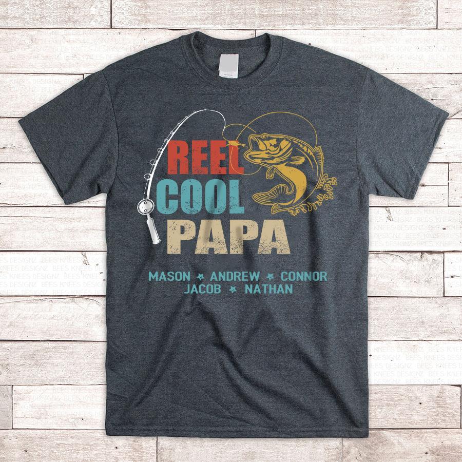 Reel Cool Papa – Personalized Tshirt