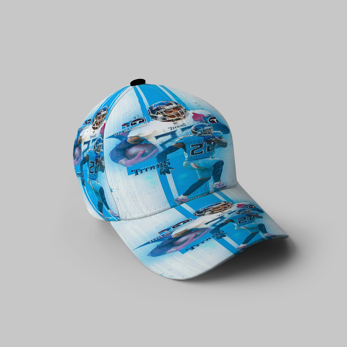 Tennessee Titans Derrick Henry6 3D Printing Baseball Cap Classic Hat