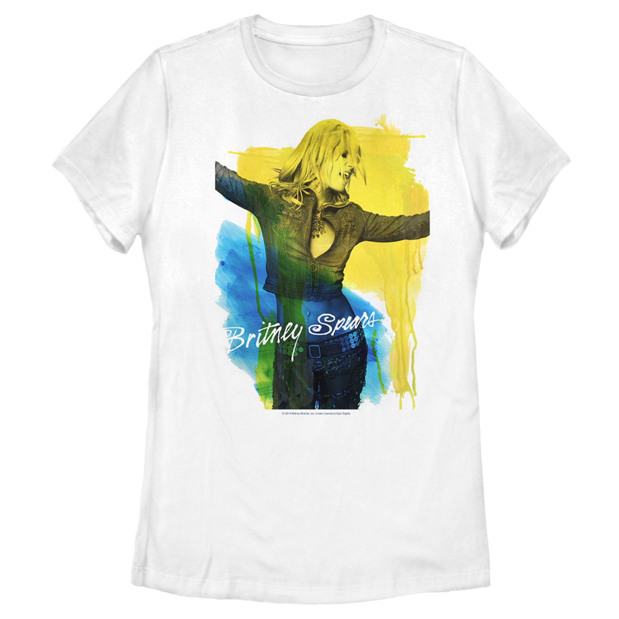 Britney Spears Women’S Rocker Color  T-Shirt