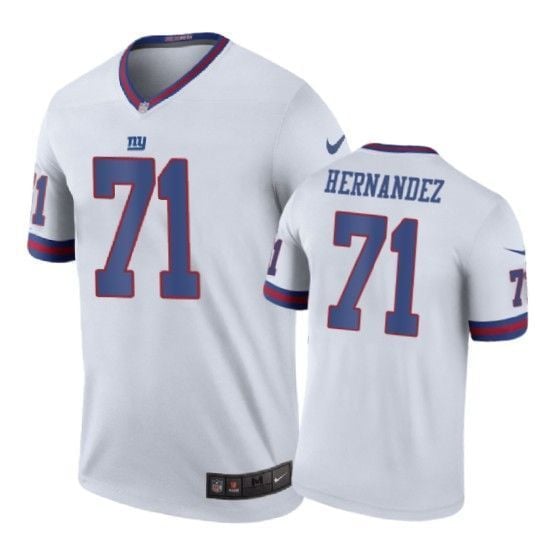 New York Giants Will Hernandez Color Rush Jersey