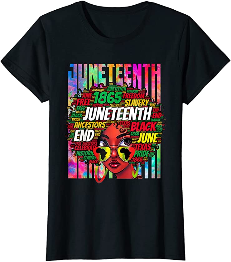 Womens Juneteenth Freedom Day African American June 19th Junenth T-Shirt