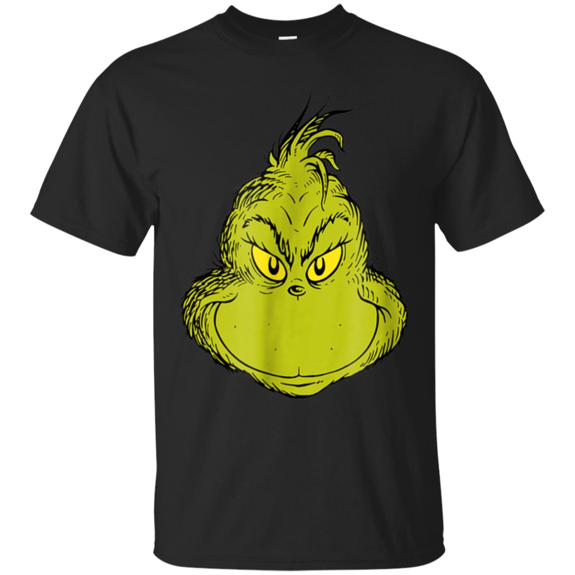 Dr. Seuss Classic Grinch Face T-Shirt - ReadingLLC