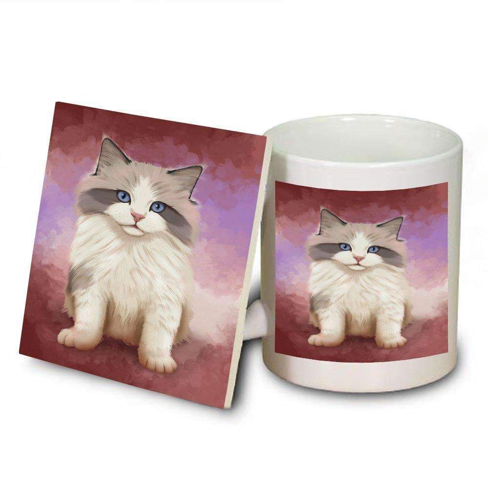 Ragdoll Kitten Mug And Coaster Set Muc48059