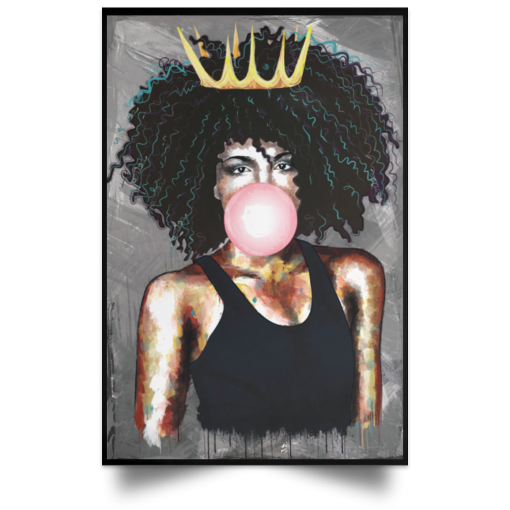 Black Queen Bubble Gum Poster