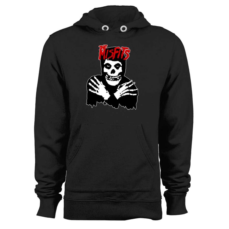 The Misfits Classic Skull Distressed Unisex Hoodie