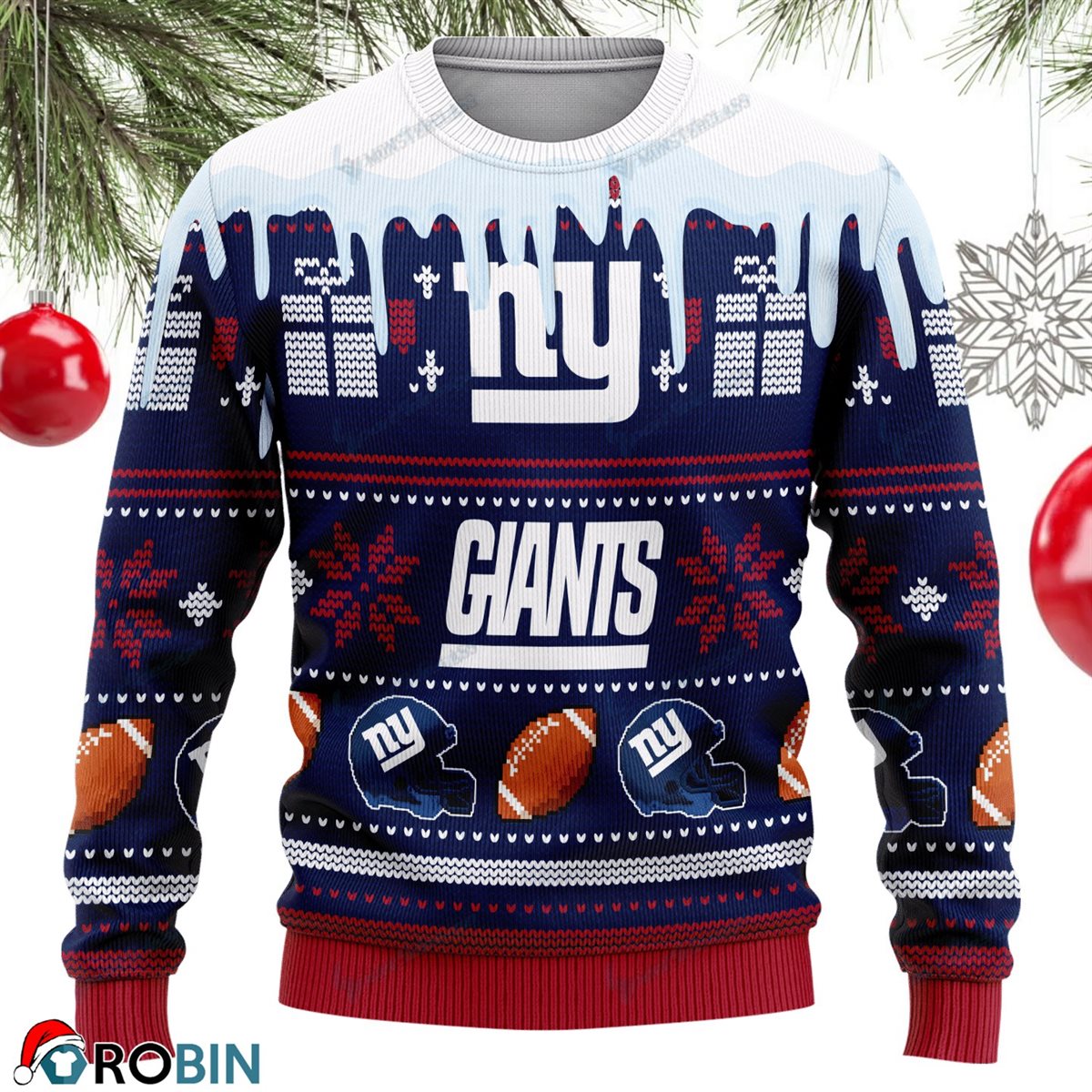 New York Giants Gift For Fan Ugly Wool Sweater Christmas Sweatshirt 167Rbsw