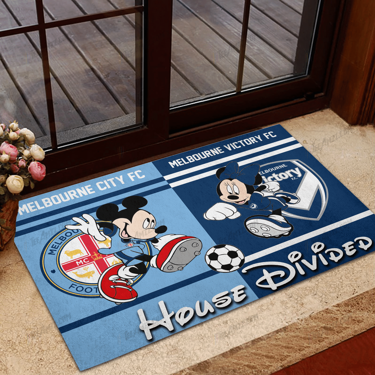 A-League | House Divided | Mickey & Minnie Custom Doormat