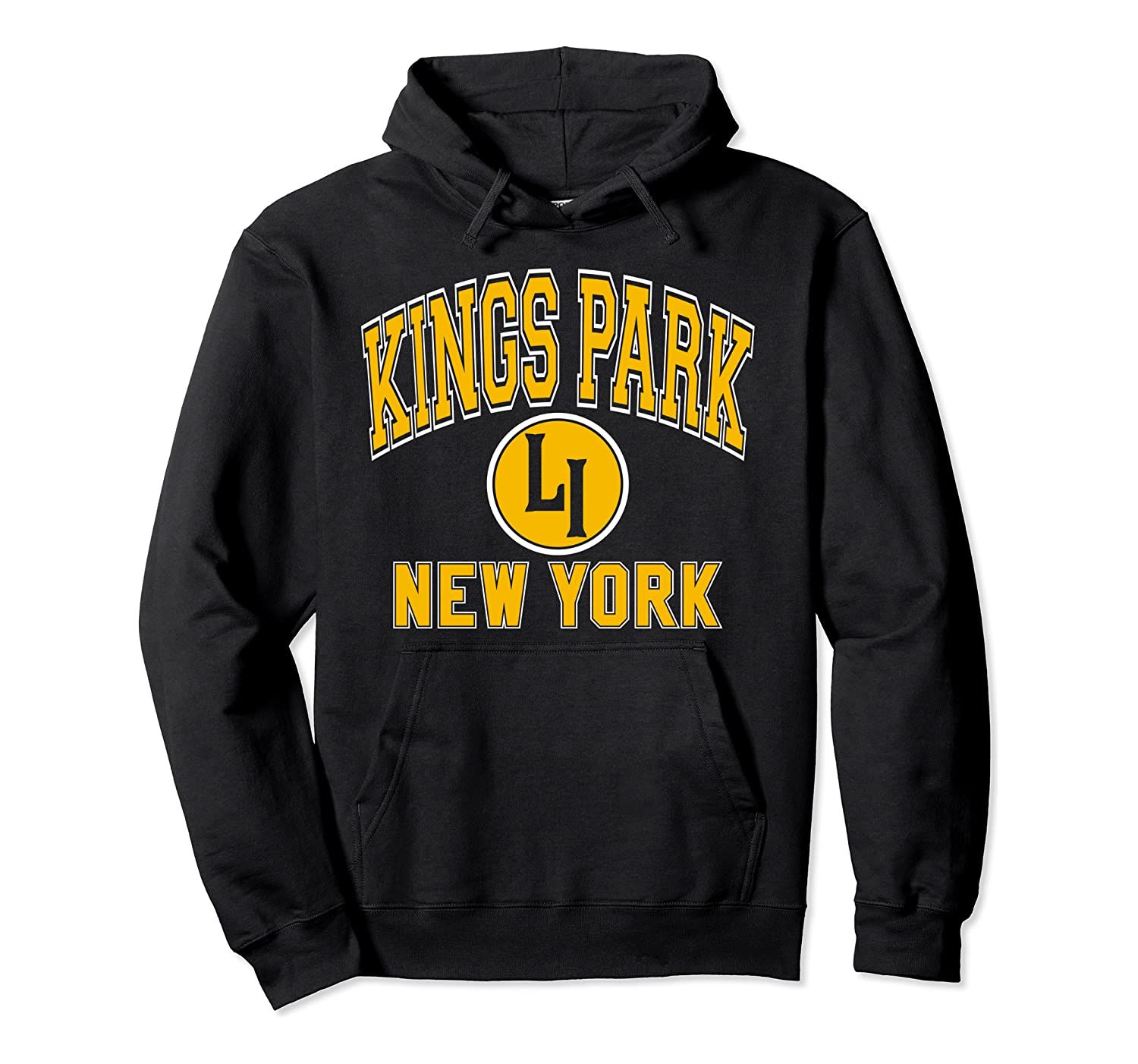 Kings Park LI Varsity Style Amber Print Pullover Hoodie, T-Shirt, Sweatshirt, Tank Top, Racerback, Dolman