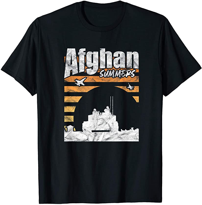 Afghan Summers Afghanistan Veteran Army Military Vintage T-Shirt