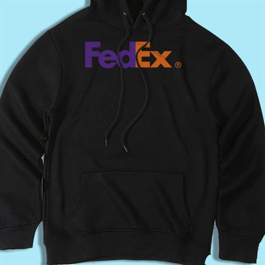 Fedex Logo With Purple And Orange Color Men’S Hoodie T-Shirt