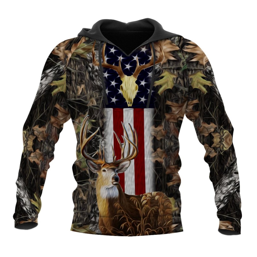 Usa Proud Whitetail Hunter All Over Print Shirt For Men And Women