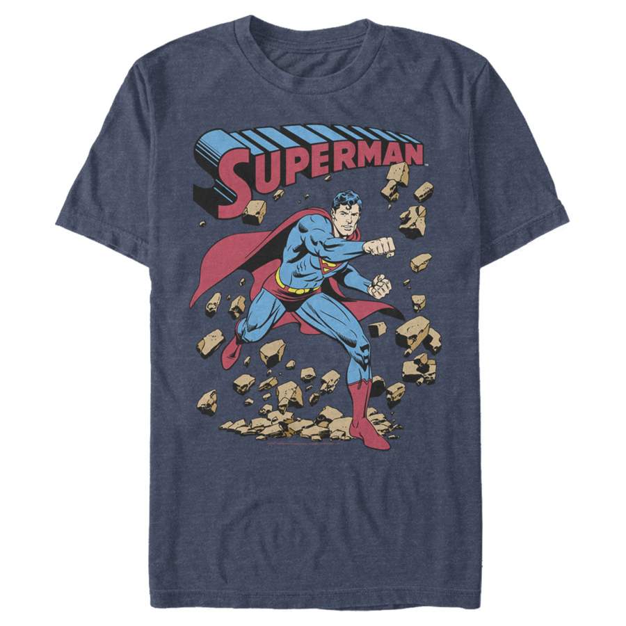 Superman Men’s Hero Break Barriers  T Shirt