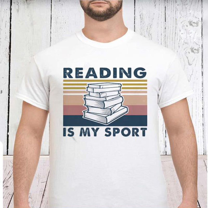 Vintage Reading Is My Sport Gift Book Lovers T-Shirt