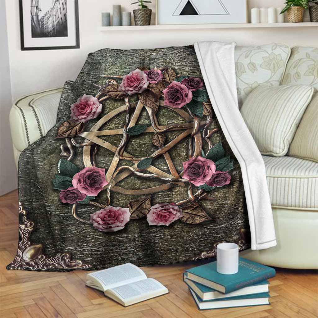 Mystical Witch – Halloween Blanket With 3D Pattern Print