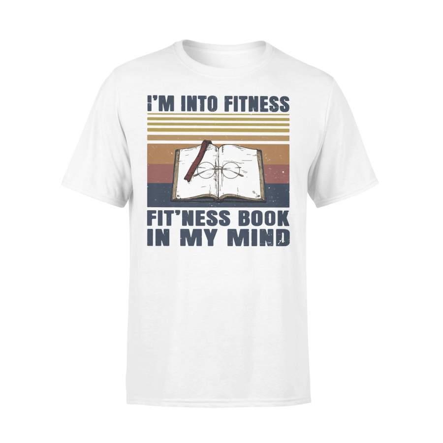 I’m Into Fitness Fit’ness Book In My Mind Vintage T-shirt