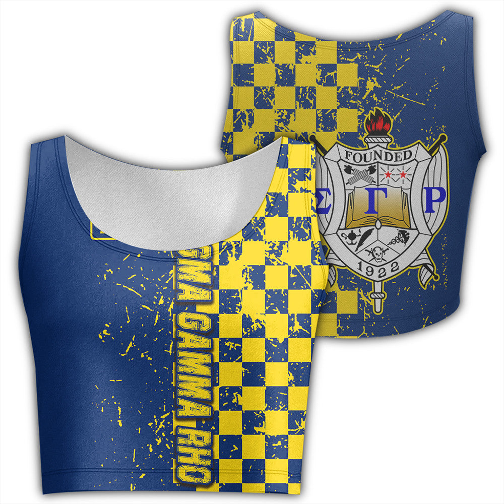 Sorority Tank Top – Sigma Gamma Rho Caro Style Croptop Tank Top