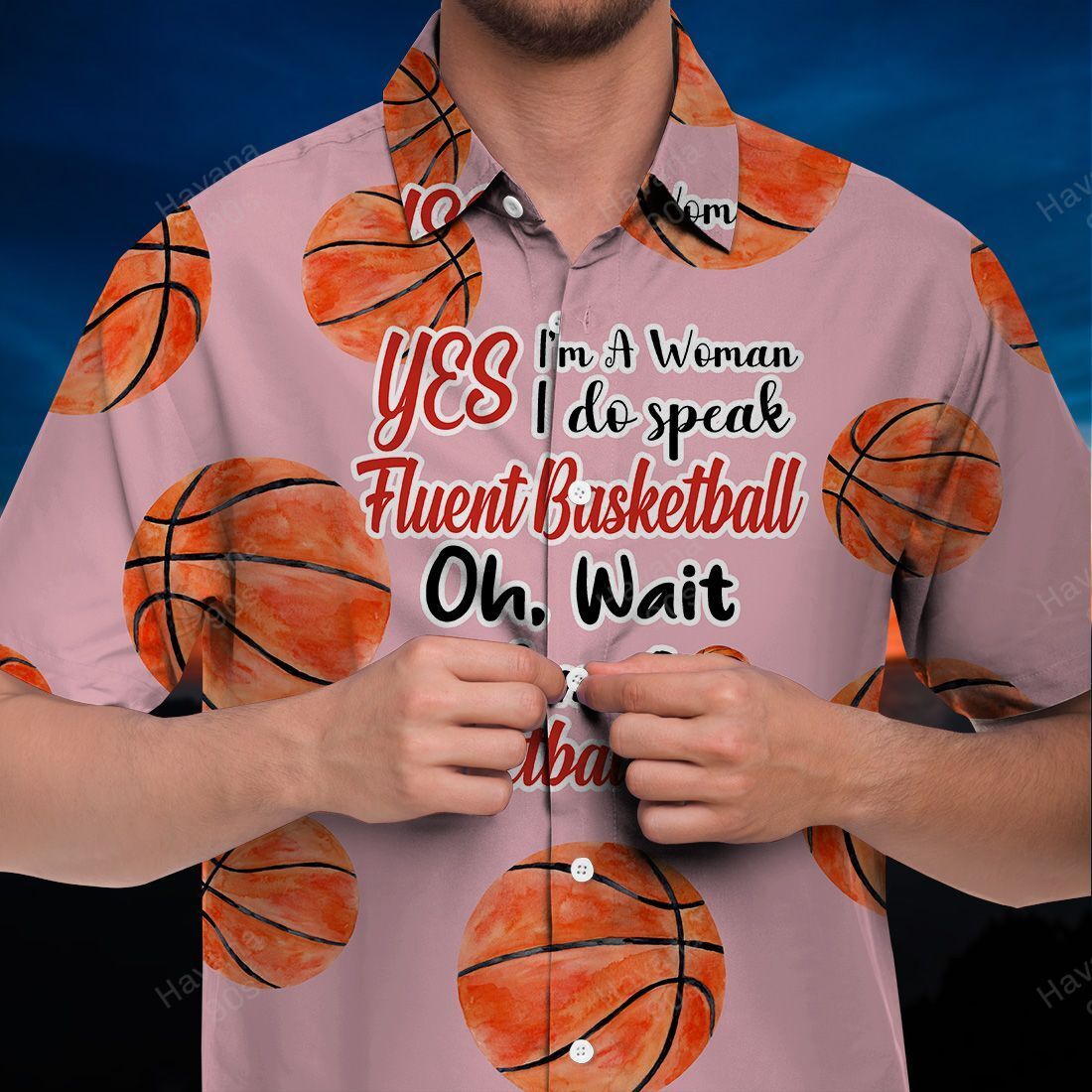 Basketball Hawaiian Shirt Sport Mom