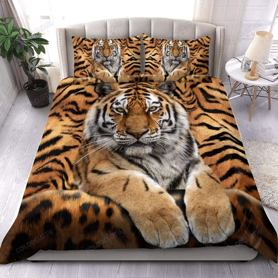 Cool Tiger All Over Printed Bedding Set Tv056626