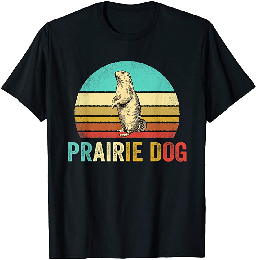 Vintage Prairie Dog Shirt Sunset