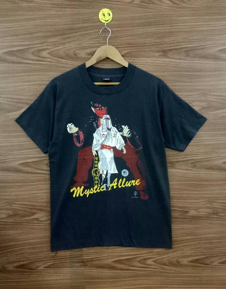 Vintage 90S Great Muta Mystic Allure New Japan Pro Wrestling Screen Star Shirt