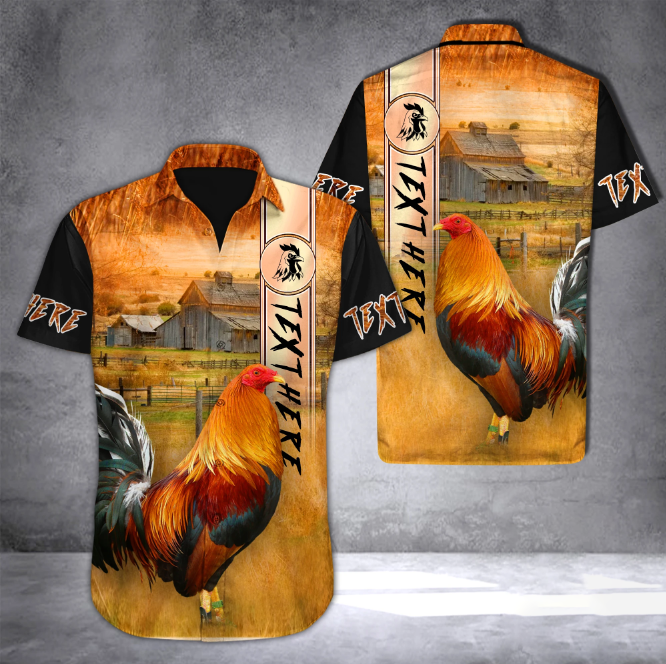 Rooster Hawaii Shirt Unisex Adult Ha99673