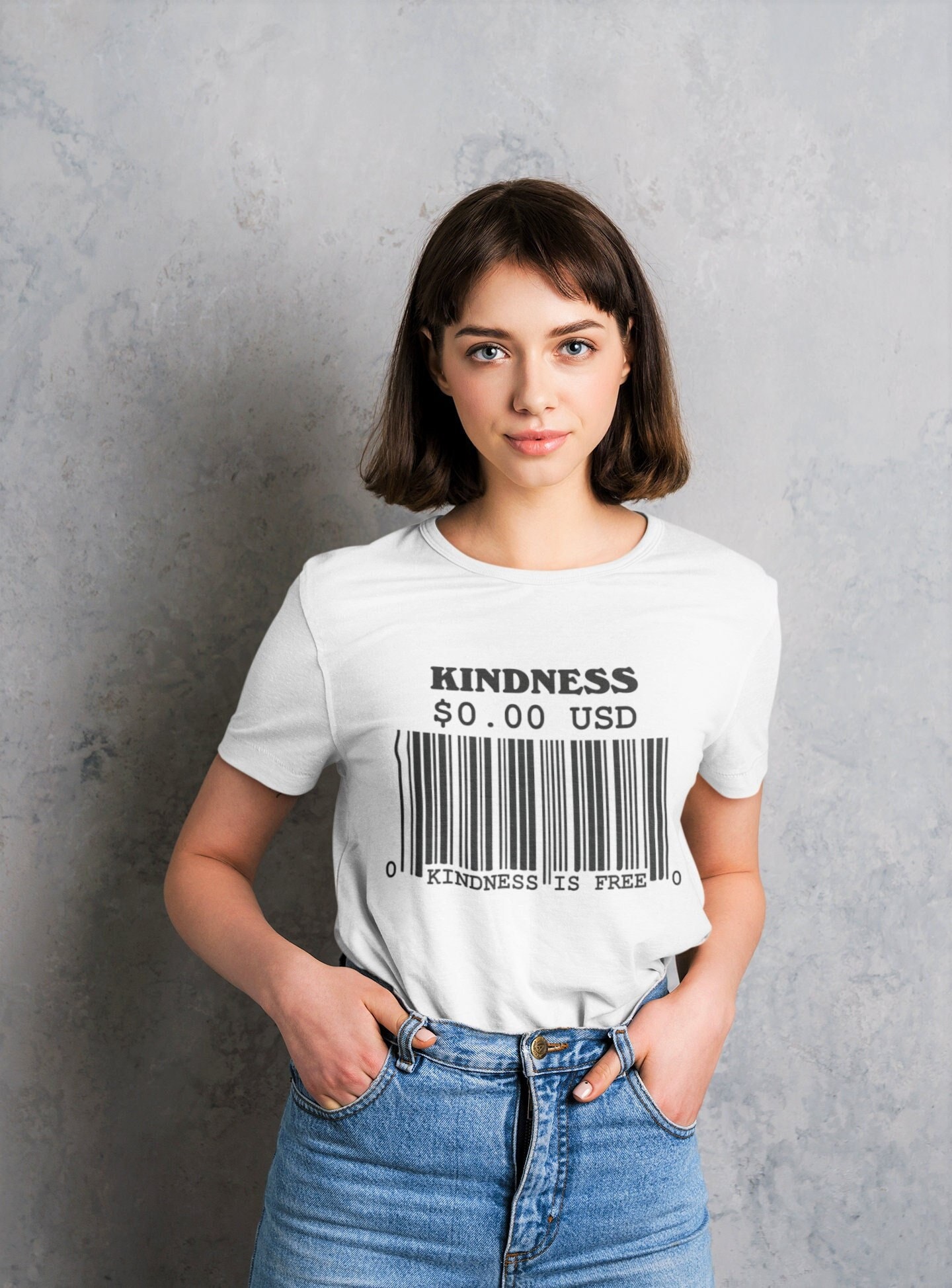 Summer Shirt, Kindness is Free, Cute Trendy tee Gift, Good Vibes Shirt, Positivity Slogan, Mental health shirt, VSCO teen t-shirt, Y2K shirt